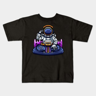 Astronaut DJ Kids T-Shirt